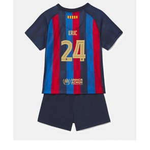 Barcelona Eric Garcia #24 babykläder Hemmatröja barn 2022-23 Korta ärmar (+ Korta byxor)